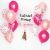 Pink Rose Gold Bespoke Customised Bubble Helium Balloon