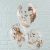 Rose Gold Confetti Clear Helium Balloon