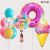 Bespoke Ice Cream Balloon Set D