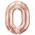 Rose Gold Number Zero Jumbo Balloon Party Wholesale