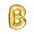 Mini Letter B Gold Foil Balloon