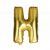 Mini Letter H Gold Foil Balloon