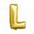 Mini Letter L Gold Foil Balloon