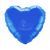 Blue Heart Foil Balloon