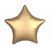 Gold Star Shape Foil Balloon