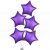 Purple Star Balloon Bouquet