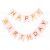 Pink Birthday Banner Tassel Set