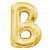 Letter B Gold Jumbo Foil Balloon