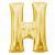 Letter H Gold Jumbo Foil Balloon