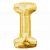 Letter I Gold Jumbo Foil Balloon