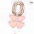Rose Gold Number Zero Jumbo Balloon Party Wholesale