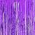 Purple Party Backdrop Decoration Tinsel Curtain