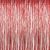 Red Party Backdrop Decoration Tinsel Curtain
