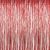 Red Party Backdrop Decoration Tinsel Curtain