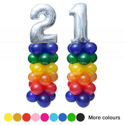 Balloon Number Column 1.7m Party Wholesale Singapore