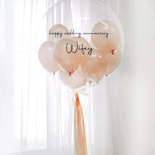 Personalized Bubble Balloon Birthday Anniversay Wedding Singapore