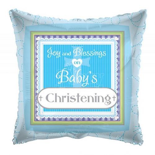 Baby's Christening Blue Foil Balloon Party Wholesale Singapore