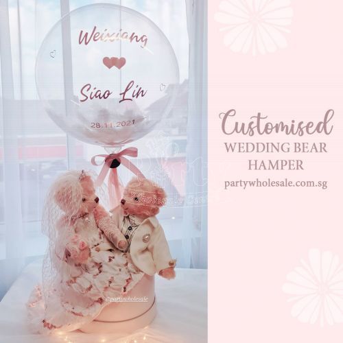Customised Wedding Bear Hamper Gift Singapore
