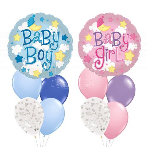 Gender Reveal Surprise Baby Shower Helium Balloon Package Party Wholesale