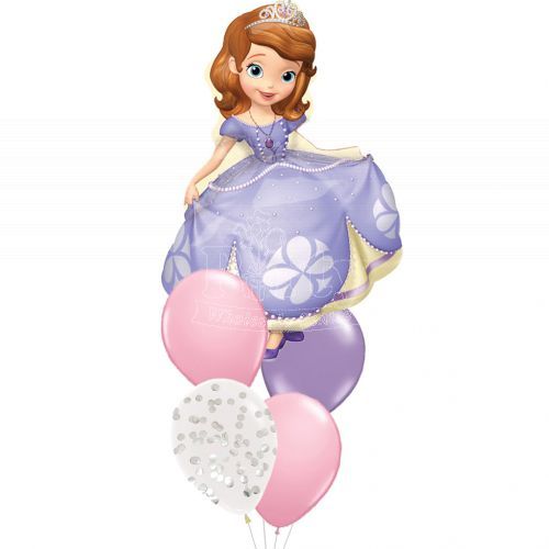 Disney Princess Sofia Helium Balloon Bouquet Party Wholesale