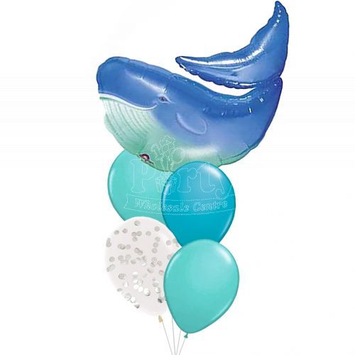 Blue Whale Sea Helium Balloon Bouquet Party Wholesale