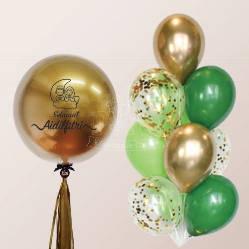 Hari Raya Royal Gold Balloon Set Party Wholesale Singapore