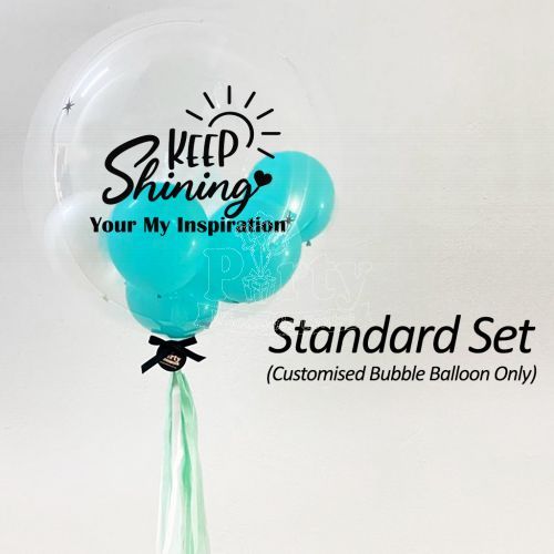 Personalized Tiffany Bubble Balloon Singapore