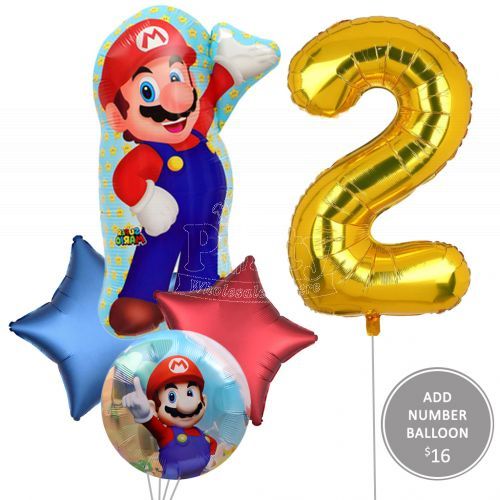 Super Mario Balloon Bouquet Party Wholesale Singapore