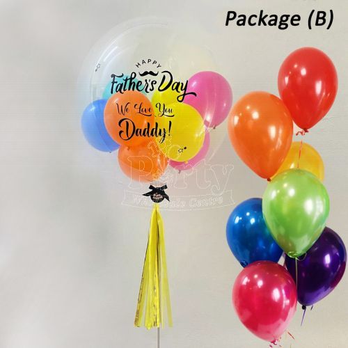 Personalized Rainbow Bubble Balloon Singapore