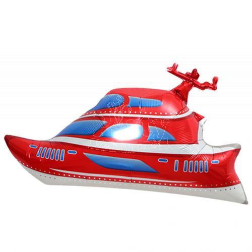 Red Yacht Vehicle Boys Birthday Balloon Singapore