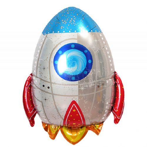 Spaceship Rocket Astronaut Foil Balloon