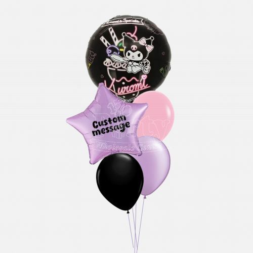 uromi Sanrio Black Customised Balloon