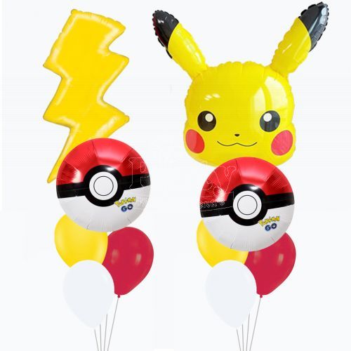 Pikachu Lightning Pokemon Helium Balloon