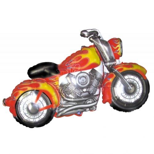 Orange Motorcycle Foil Balloon Party Wholesale