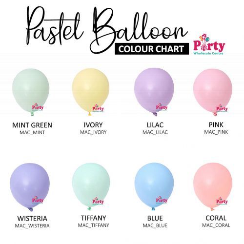 SALE Pastel Helium Balloons Party Wholesale