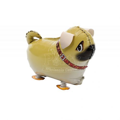 Pug Dog Walking Pet Balloon