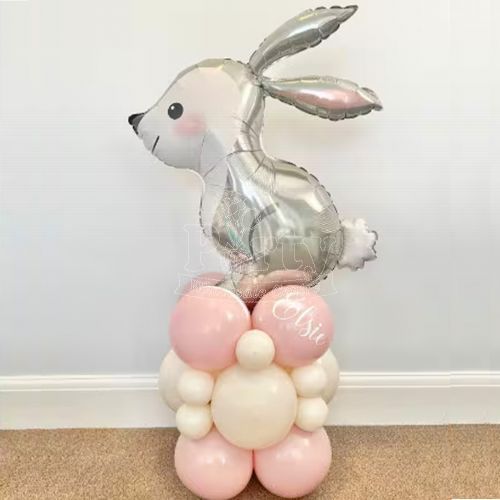 Woodland Bunny Balloon Column