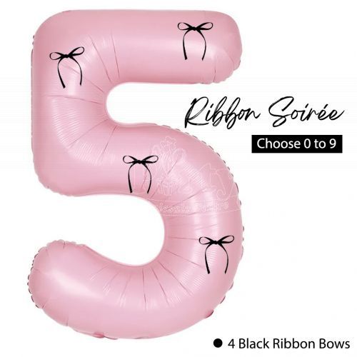Baby Pink Ribbon Soiree Balloon Party