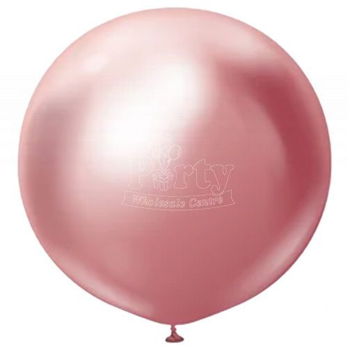 Chrome Rose Gold Giant Latex Balloon