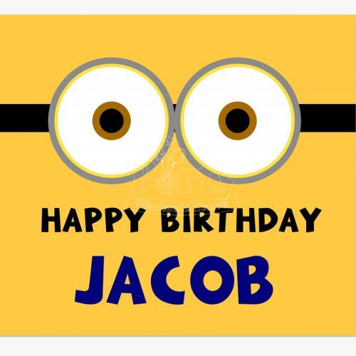 Minion Despicable Me Personalised Banner