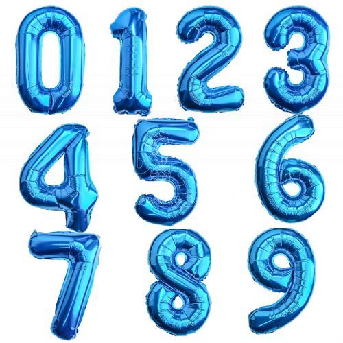Dark Blue Number Balloon Party Wholesale