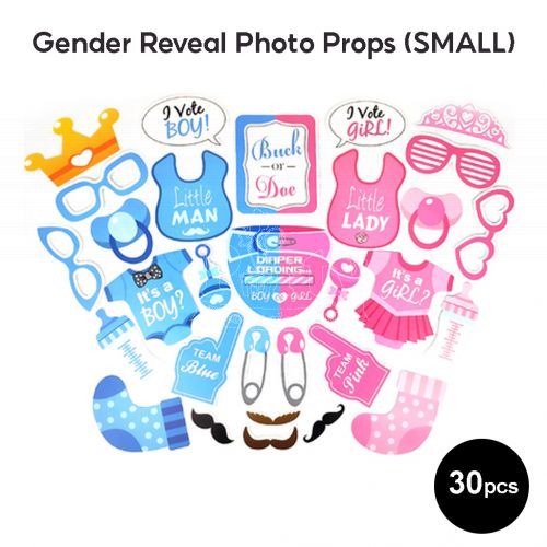 Gender Reveal Photo Props
