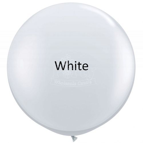 White Giant Latex Balloon 36 inches