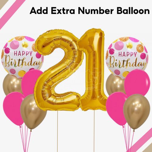 Happy Birthday Number Helium Balloon Party Wholesale