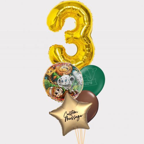 Personalised Jungle Safari Helium Balloon Singapore