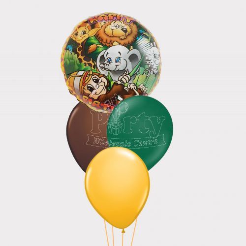Jungle Safari Helium Balloon Bouquet