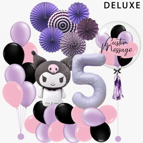 Kuromi Sanrio Deluxe Balloon Package