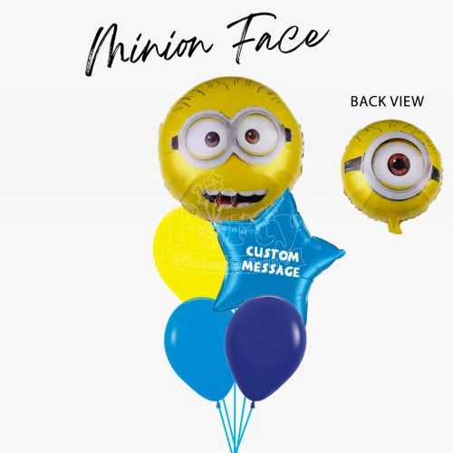 Minion Face Helium Balloon Party Wholesale Singapore