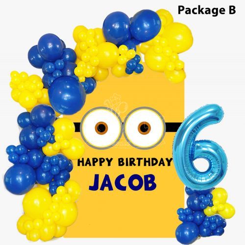 Minion Balloon Arch Party Wholesale Singapore