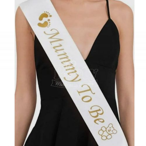 Mummy To Be Sash Gender Reveal Party